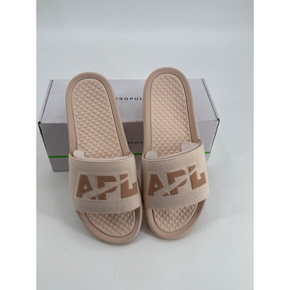 Mens APL Techloom Slide Sandals In Warm Silk/Caramel Footwear SIze 9 - Picture 1 of 10